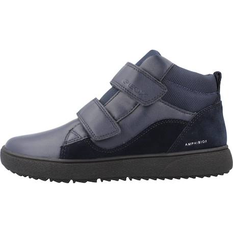 Bottes enfant garçon en cuir Bleu c4002+Multicolore c0718 2 - vertbaudet enfant 
