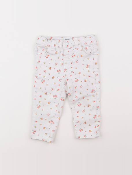 Pantalon - 12 mois Blanc 1 - vertbaudet enfant 