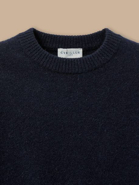 Pull en cachemire garçon Marine+Vert 2 - vertbaudet enfant 