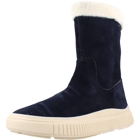 Bottes enfant fille en cuir Bleu 4 - vertbaudet enfant 
