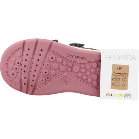 Derbies bébé fille en cuir Gris c1332+Rose c8jf8 6 - vertbaudet enfant 