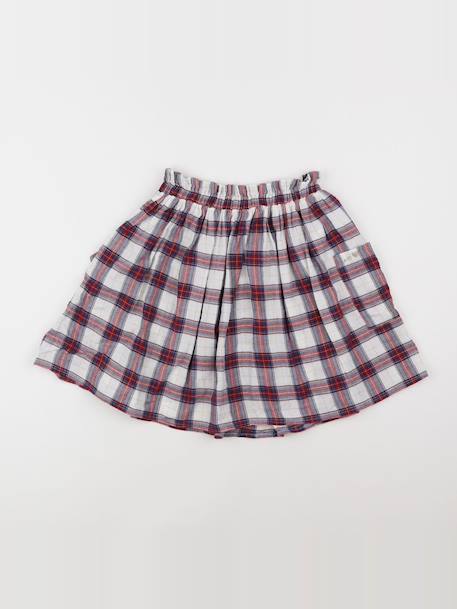 Jupe - 10 ans Blanc, rouge 1 - vertbaudet enfant 