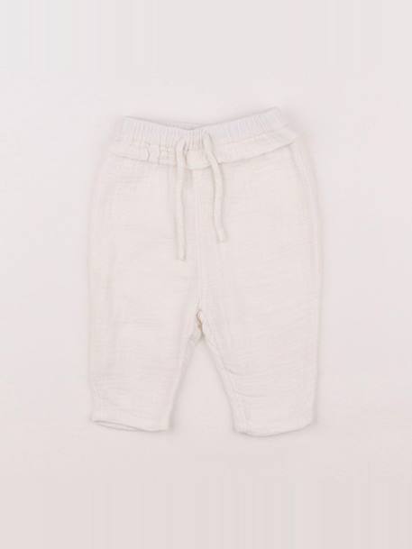 Pantalon - 3 mois Blanc 1 - vertbaudet enfant 