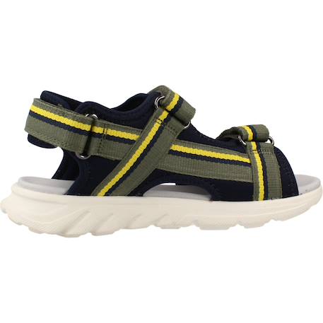 Sandales enfant garçon en textile Bleu c0735+Vert c0938 7 - vertbaudet enfant 