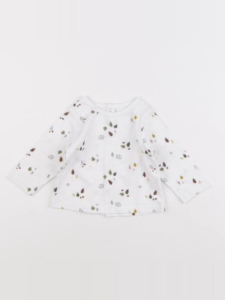 Tee-shirt - 6 mois Blanc 1 - vertbaudet enfant 