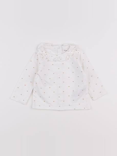 Tee-shirt - 6 mois Blanc 1 - vertbaudet enfant 