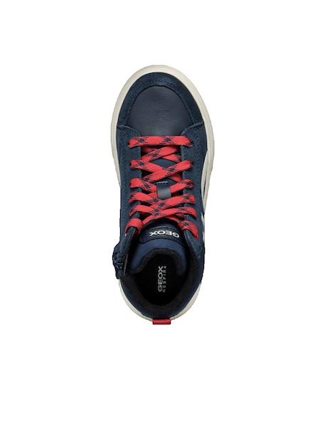 Baskets montantes garçon j weemble boy Bleu+Bleu+Bleu c0735+Bleu vert 2 - vertbaudet enfant 