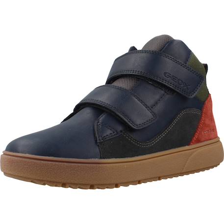 Bottes enfant garçon en cuir Bleu c4002+Multicolore c0718 10 - vertbaudet enfant 