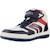 Baskets enfant garçon Bleu c4211+Rouge c0003 4 - vertbaudet enfant 