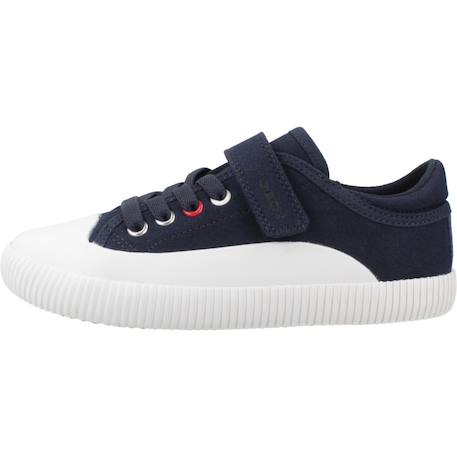Baskets enfant garçon en textile Bleu c4211+Vert c0594 2 - vertbaudet enfant 