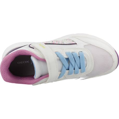Baskets enfant fille Blanc c1z8h+Noir c9235 6 - vertbaudet enfant 