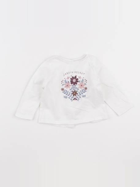 Tee-shirt - 6 mois Blanc 1 - vertbaudet enfant 