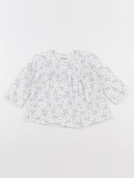 Tee-shirt - 12 mois Blanc 1 - vertbaudet enfant 