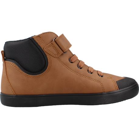 Basket garçon j gisli Bleu c4321+Brun clair c1192+Marron 7 - vertbaudet enfant 