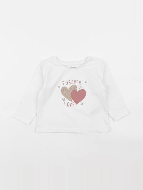 Tee-shirt - 2 ans Blanc 1 - vertbaudet enfant 