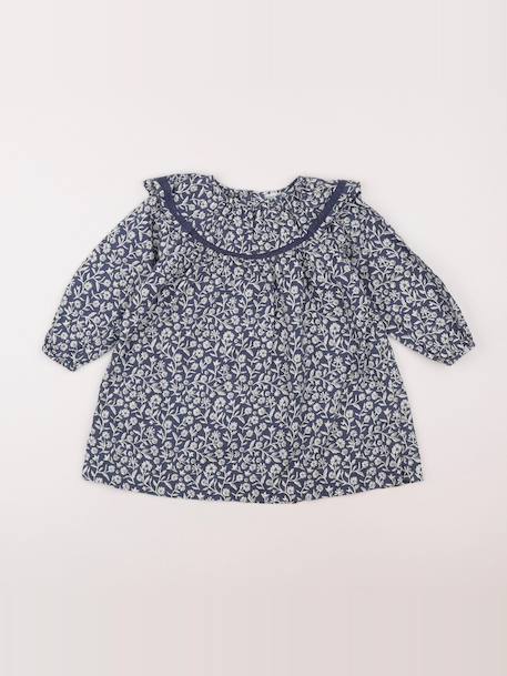 Robe - 3 ans Blanc, bleu 1 - vertbaudet enfant 