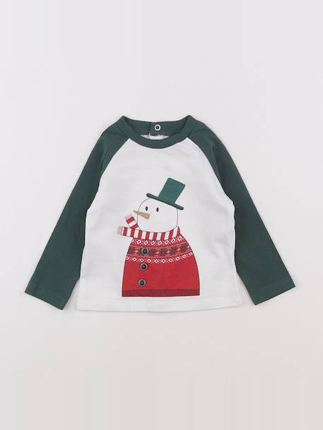 Tee-shirt - 3 mois Blanc 1 - vertbaudet enfant 