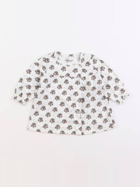 Tee-shirt - 3 mois Blanc 1 - vertbaudet enfant 
