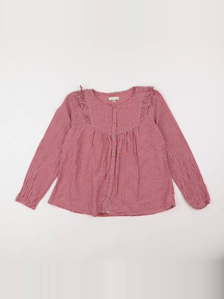Blouse - 12 ans Blanc, rouge 1 - vertbaudet enfant 