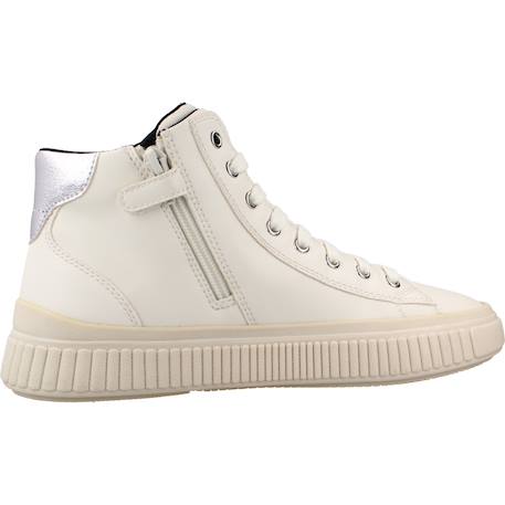 Baskets enfant fille en cuir Blanc c1m1w 1 - vertbaudet enfant 