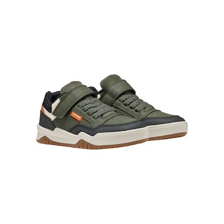 Baskets basses à scratch Bleu c4002+Marron c6002+Militaire+Vert c3009 15 - vertbaudet enfant 