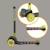 Trottinette enfant 3 roues avec roues led et hauteur réglable - dès 3 ans Green lime+Orange black+Pink rose 5 - vertbaudet enfant 