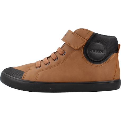 Basket garçon j gisli Bleu c4321+Brun clair c1192+Marron 8 - vertbaudet enfant 
