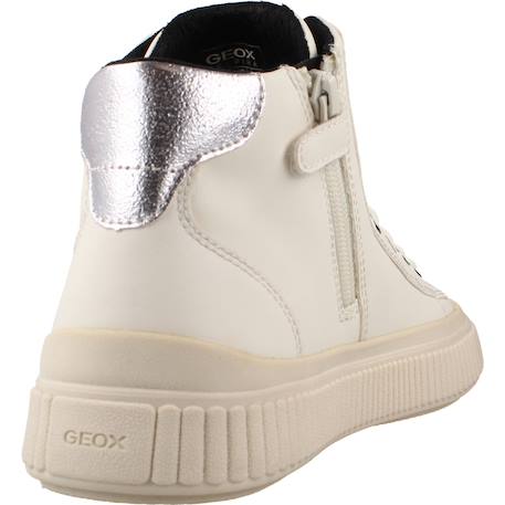 Baskets enfant fille en cuir Blanc c1m1w 3 - vertbaudet enfant 