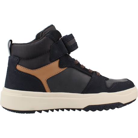Bottines enfant garçon en textile Bleu cf46n+Brun clair c6444 4 - vertbaudet enfant 