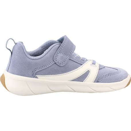 Baskets enfant fille en cuir Bleu c4y1z+Rose ca81z+Violet c8246 1 - vertbaudet enfant 