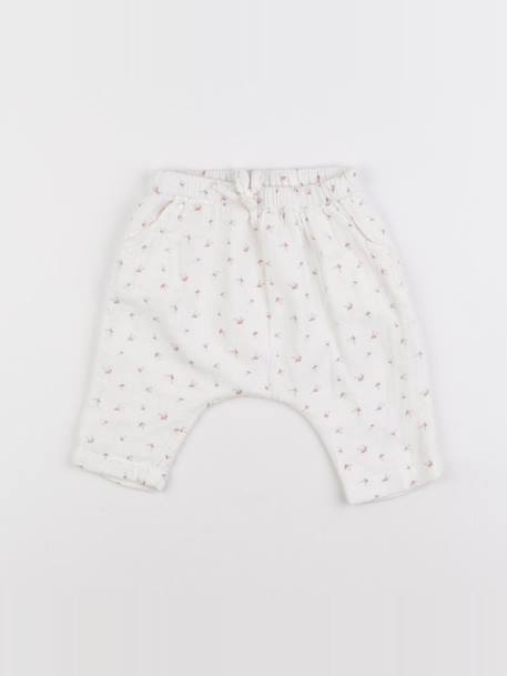 Sarouel - 3 mois Blanc 1 - vertbaudet enfant 