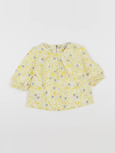 Robe - 2 ans Blanc, jaune 1 - vertbaudet enfant 