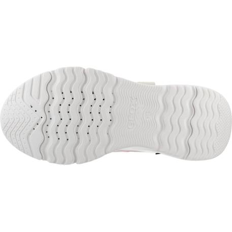 Baskets basses à scratch Blanc c0406+Salmon   blanc 6 - vertbaudet enfant 