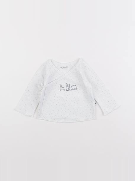Tee-shirt - 3 mois Blanc 1 - vertbaudet enfant 
