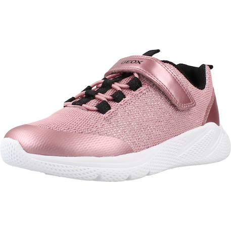 Baskets enfant fille en textile Gris c1363+Rose c8106 10 - vertbaudet enfant 