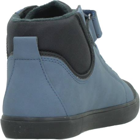 Basket garçon j gisli Bleu c4321+Brun clair c1192+Marron 3 - vertbaudet enfant 