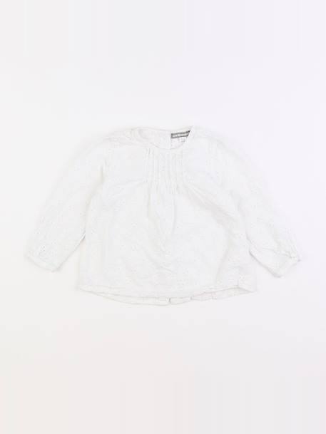 Blouse - 18 mois Blanc 1 - vertbaudet enfant 