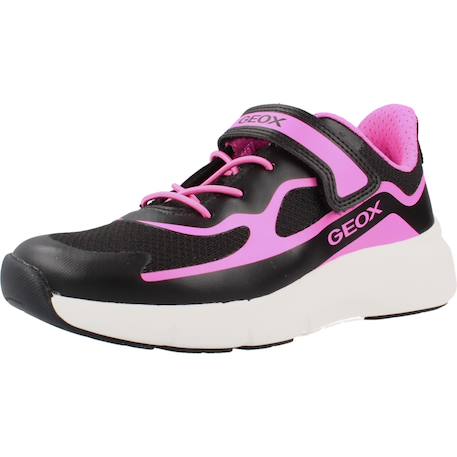 Baskets enfant fille en cuir Noir c0922 4 - vertbaudet enfant 
