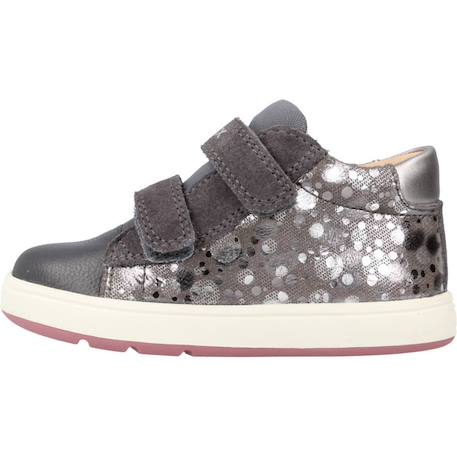 Derbies bébé fille en cuir Gris c1332+Rose c8jf8 2 - vertbaudet enfant 