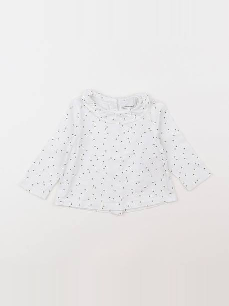 Tee-shirt - 9 mois Blanc 1 - vertbaudet enfant 