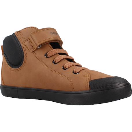 Basket garçon j gisli Bleu c4321+Brun clair c1192+Marron 11 - vertbaudet enfant 