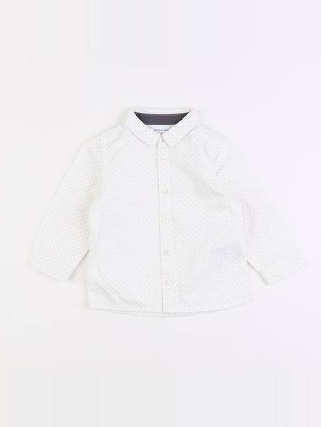 Chemise - 18 mois Blanc 1 - vertbaudet enfant 