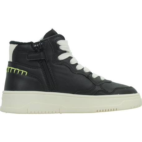 Bottines enfant garçon Blanc c1000+Noir c9999 10 - vertbaudet enfant 