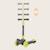 Trottinette enfant 3 roues avec roues led et hauteur réglable - dès 3 ans Green lime+Orange black+Pink rose 6 - vertbaudet enfant 