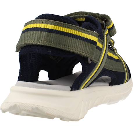 Sandales enfant garçon en textile Bleu c0735+Vert c0938 9 - vertbaudet enfant 