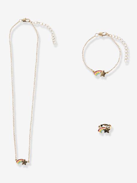 Set de bijoux rainbow star rose 2 - vertbaudet enfant 