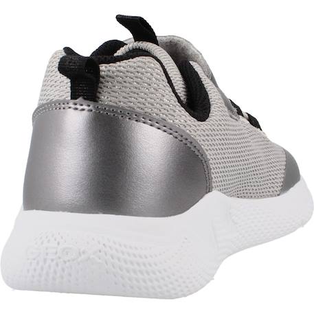 Baskets enfant fille en textile Gris c1363+Rose c8106 3 - vertbaudet enfant 