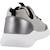 Baskets enfant fille en textile Gris c1363+Rose c8106 3 - vertbaudet enfant 