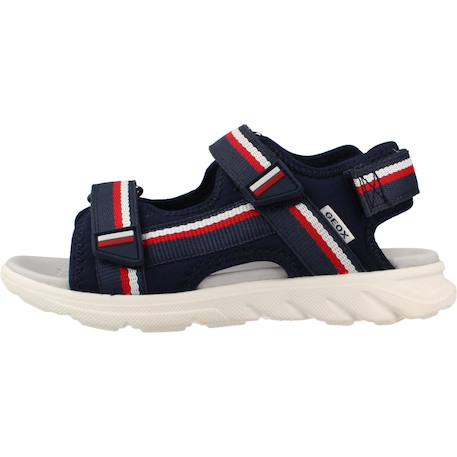 Sandales enfant garçon en textile Bleu c0735+Vert c0938 2 - vertbaudet enfant 