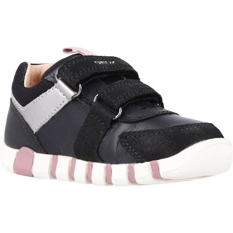 Baskets bébé fille en cuir Noir c9231 5 - vertbaudet enfant 